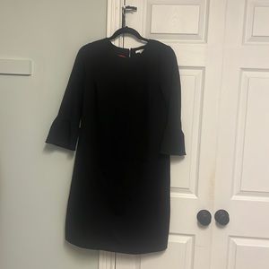 Black bell sleeve shift dress 8R boden